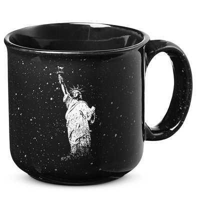 New York Statue Of Liberty 15oz Campfire Ceramic Mug