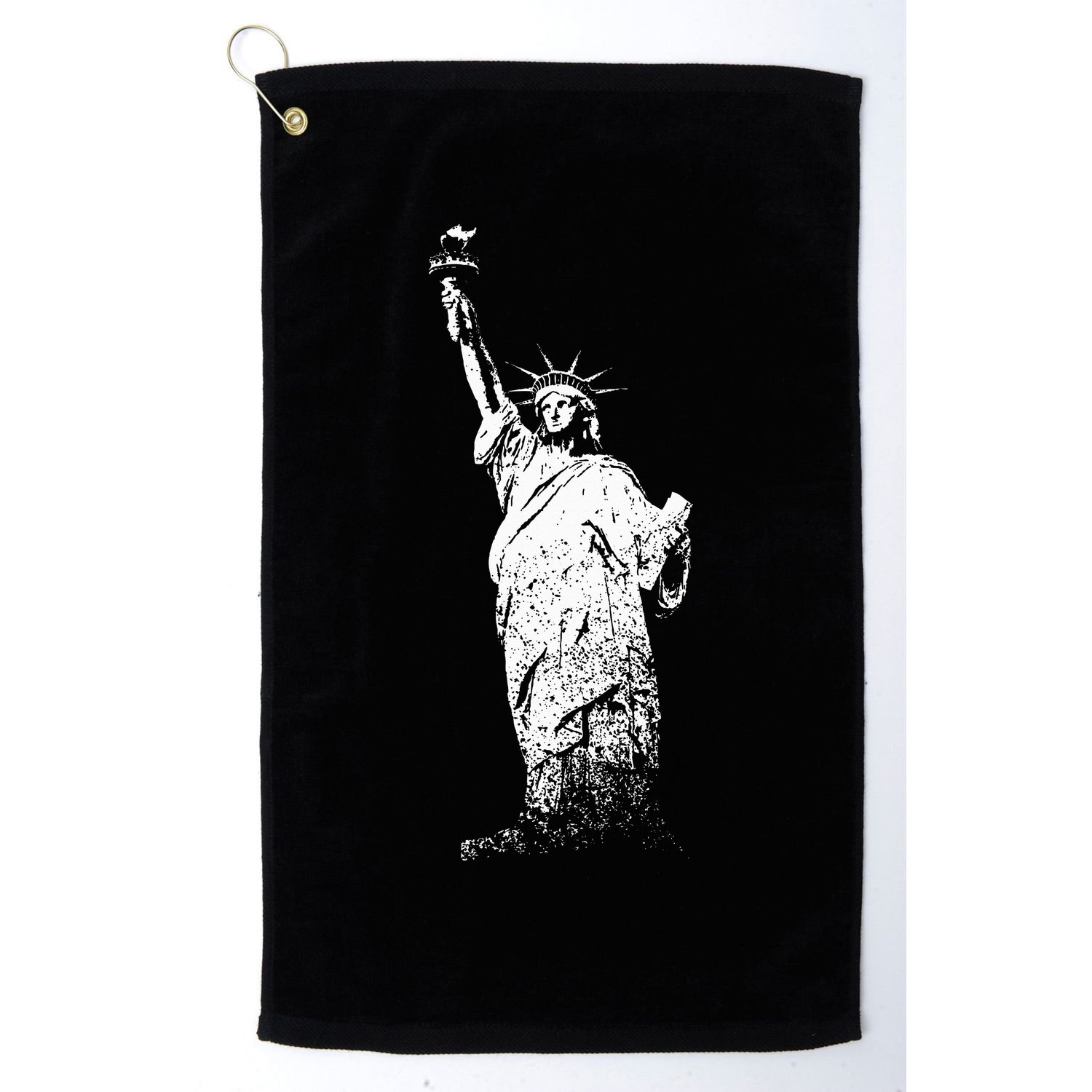 New York Statue Of Liberty Golf Towel