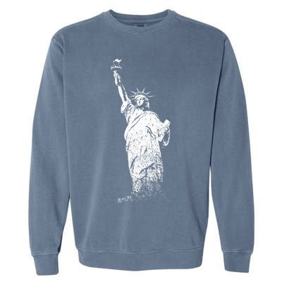 New York Statue Of Liberty Garment-Dyed Sweatshirt