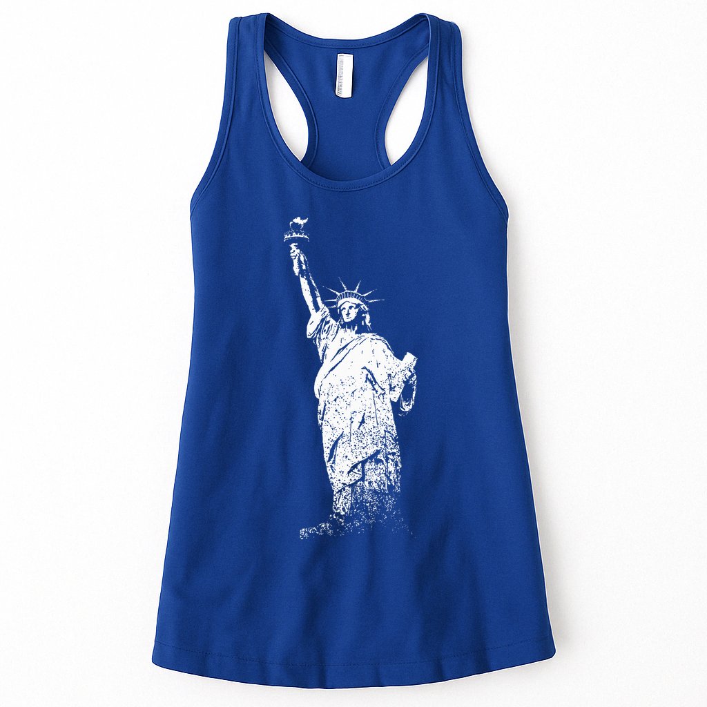 New York Statue Of Liberty Womens Tank Top