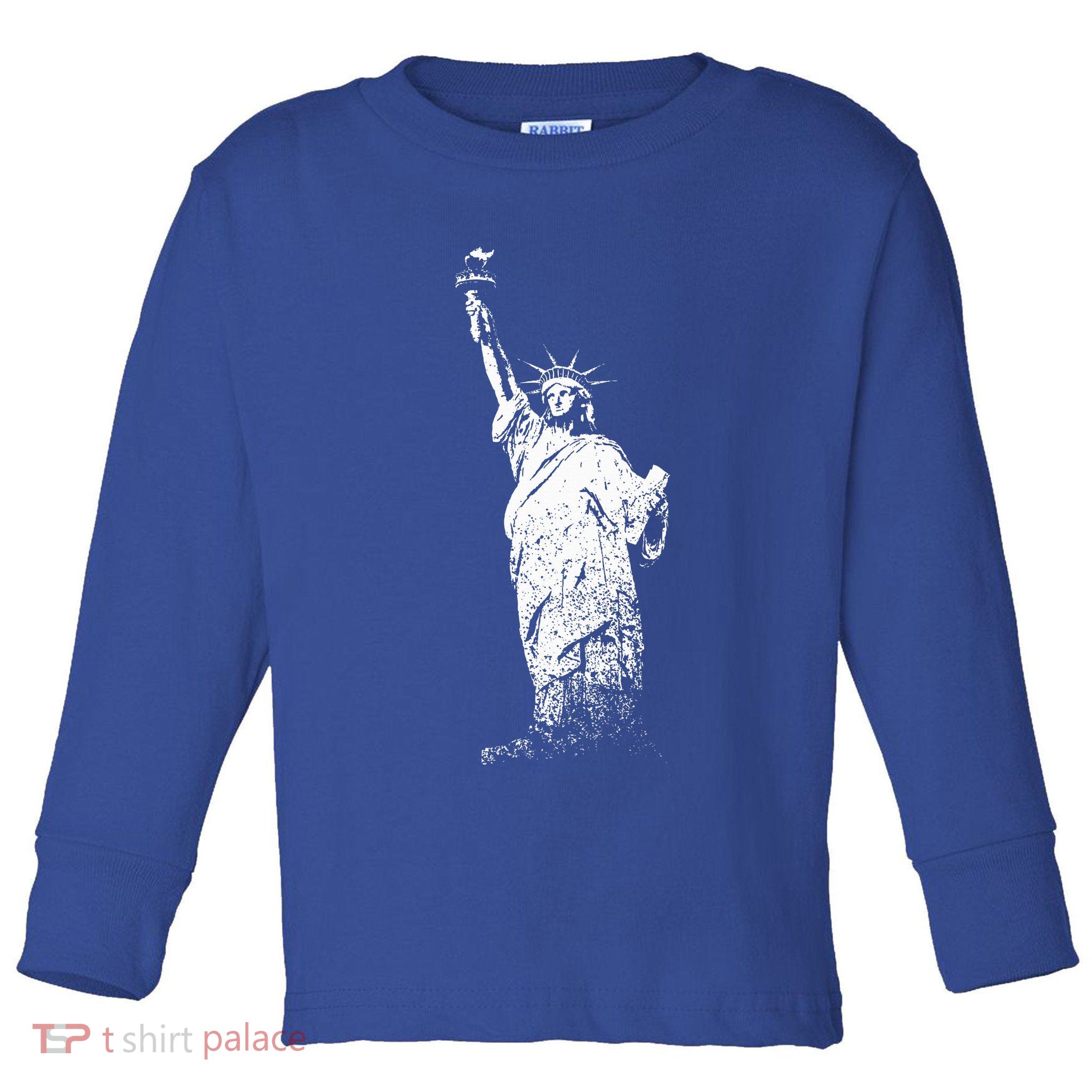 New York Statue Of Liberty Toddler Long Sleeve Shirt