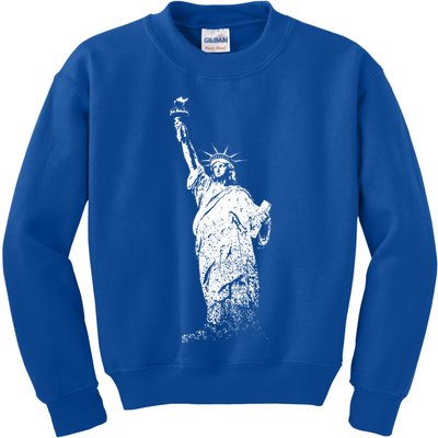New York Statue Of Liberty Kids Sweatshirt