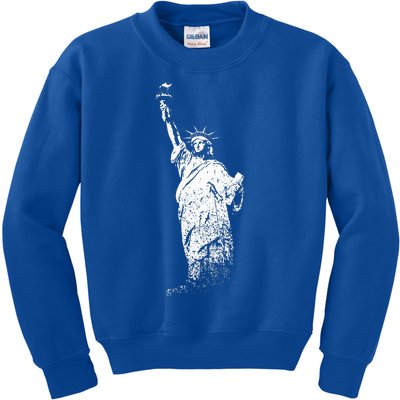 New York Statue Of Liberty Kids Sweatshirt