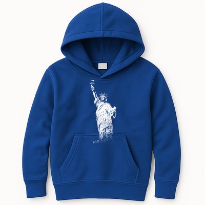 New York Statue Of Liberty Kids Hoodie
