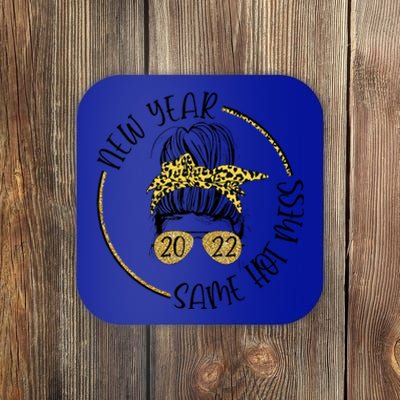 New Year Same Hot Mess Leopard New Years Eve Party Cute Gift Coaster