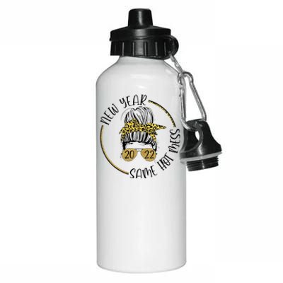 New Year Same Hot Mess Leopard New Years Eve Party Cute Gift Aluminum Water Bottle