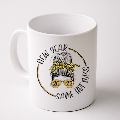 New Year Same Hot Mess Leopard New Years Eve Party Cute Gift Coffee Mug