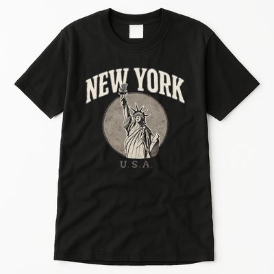New York Statue of Liberty Artwork Tall T-Shirt