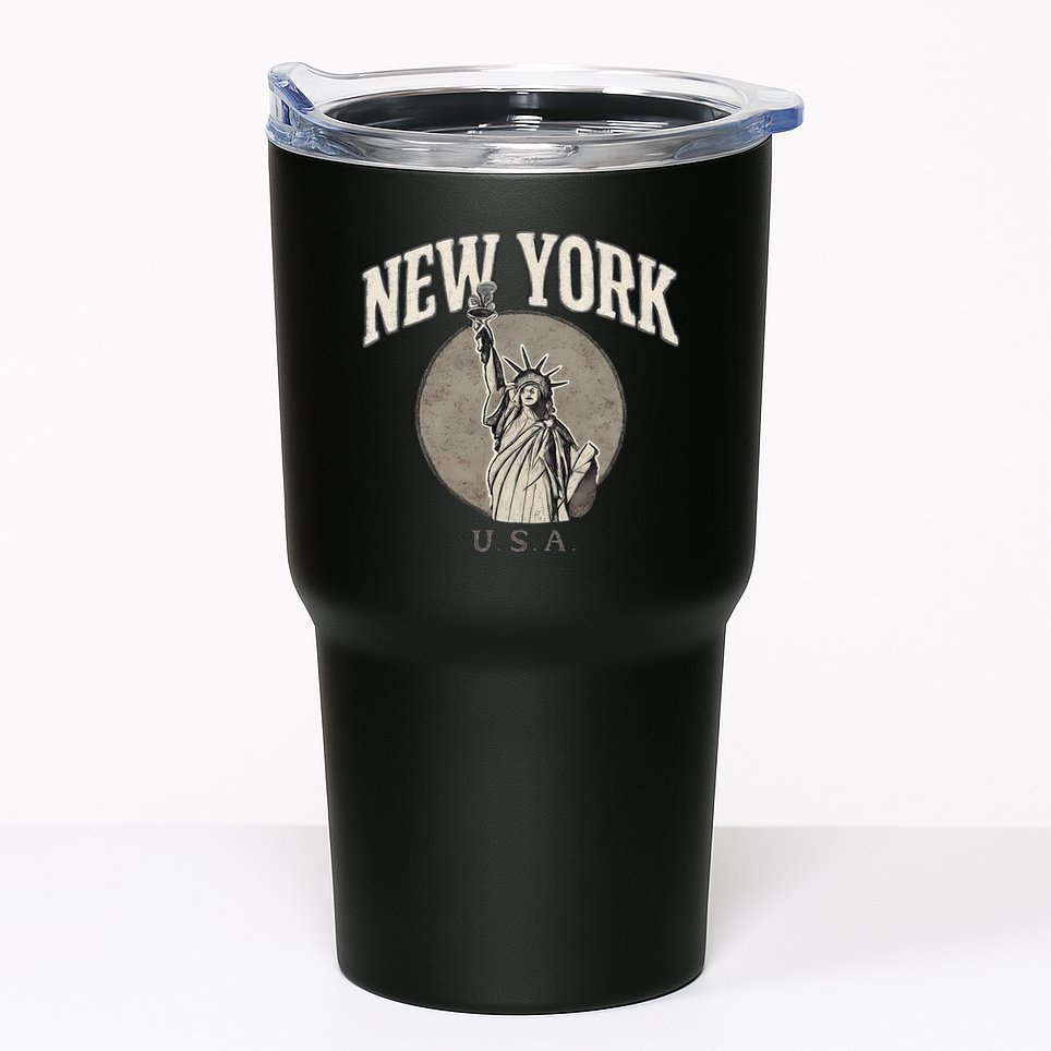 New York Statue of Liberty Artwork Tumbler