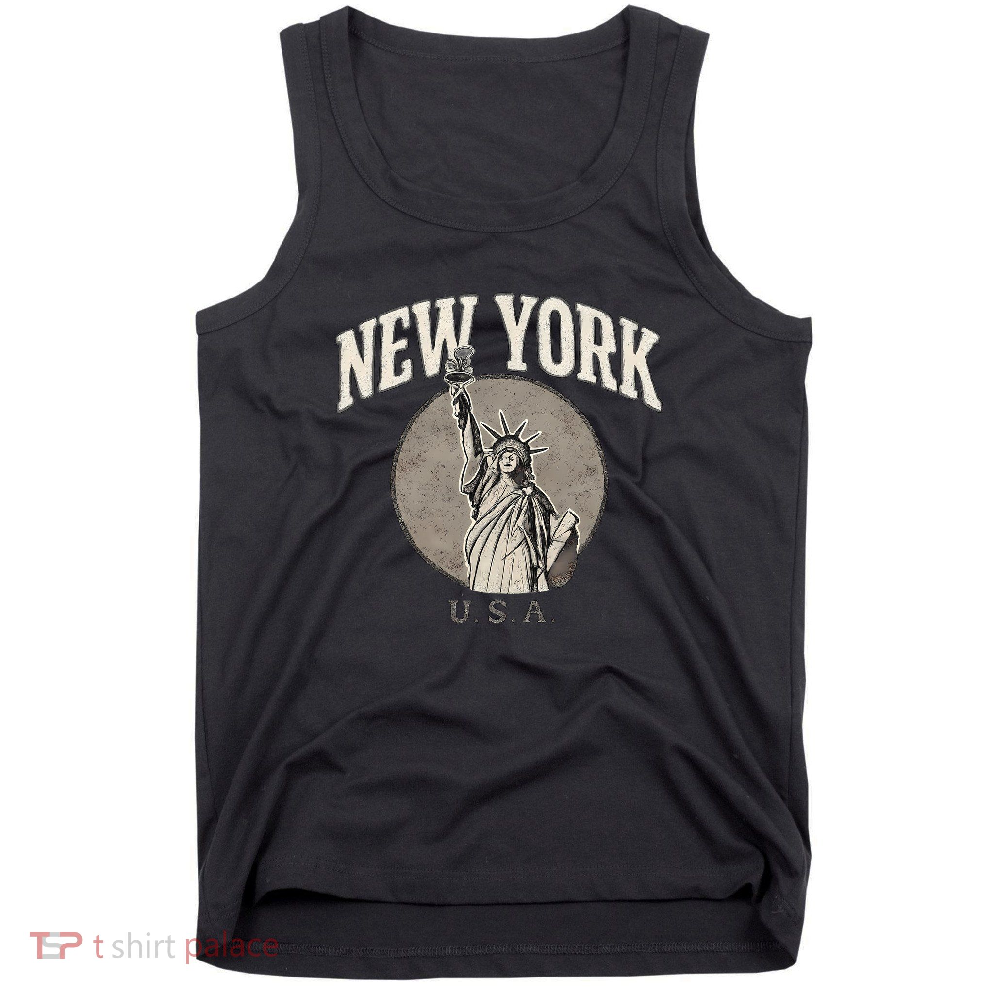 New York Statue of Liberty Artwork Tank Top