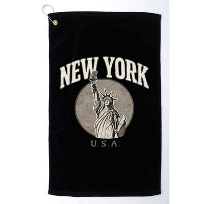 New York Statue of Liberty Artwork Golf Towel