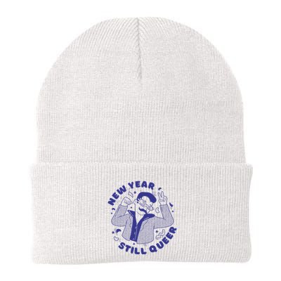 New Year Still Queer Funny LGBTQ Beanie
