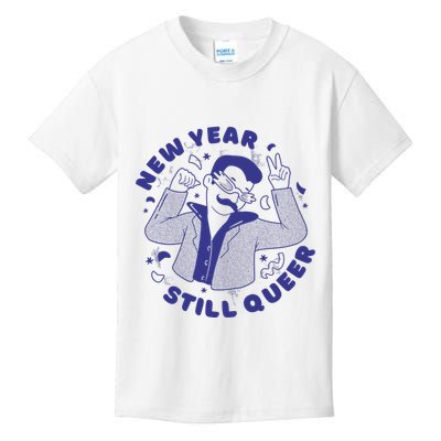 New Year Still Queer Funny LGBTQ Kids T-Shirt