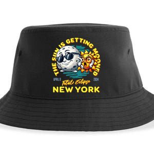 New York Solar Eclipse Apr 8 2024 Sun Is Getting Mooned Sustainable Bucket Hat