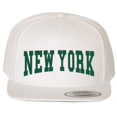New York Throwback Design Classic Wool Snapback Cap