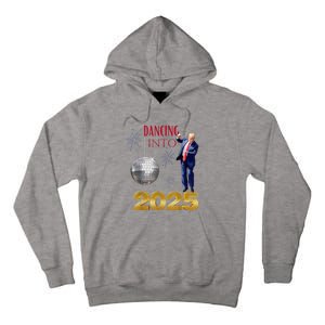 New Year Trump Dancing 2025 Maga Funny Party Countdown Tall Hoodie