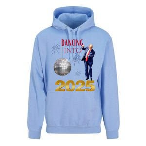 New Year Trump Dancing 2025 Maga Funny Party Countdown Unisex Surf Hoodie