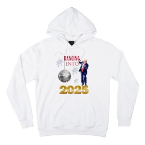 New Year Trump Dancing 2025 Maga Funny Party Countdown Hoodie