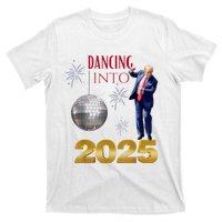 New Year Trump Dancing 2025 Maga Funny Party Countdown T-Shirt