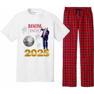 New Year Trump Dancing 2025 Maga Funny Party Countdown Pajama Set