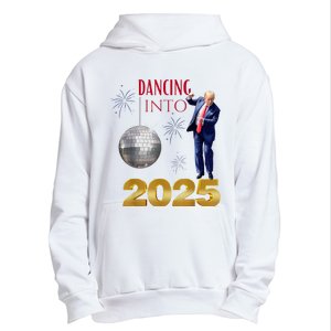 New Year Trump Dancing 2025 Maga Funny Party Countdown Urban Pullover Hoodie