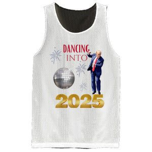 New Year Trump Dancing 2025 Maga Funny Party Countdown Mesh Reversible Basketball Jersey Tank