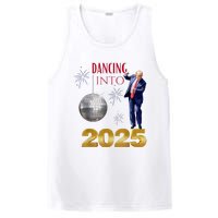 New Year Trump Dancing 2025 Maga Funny Party Countdown PosiCharge Competitor Tank