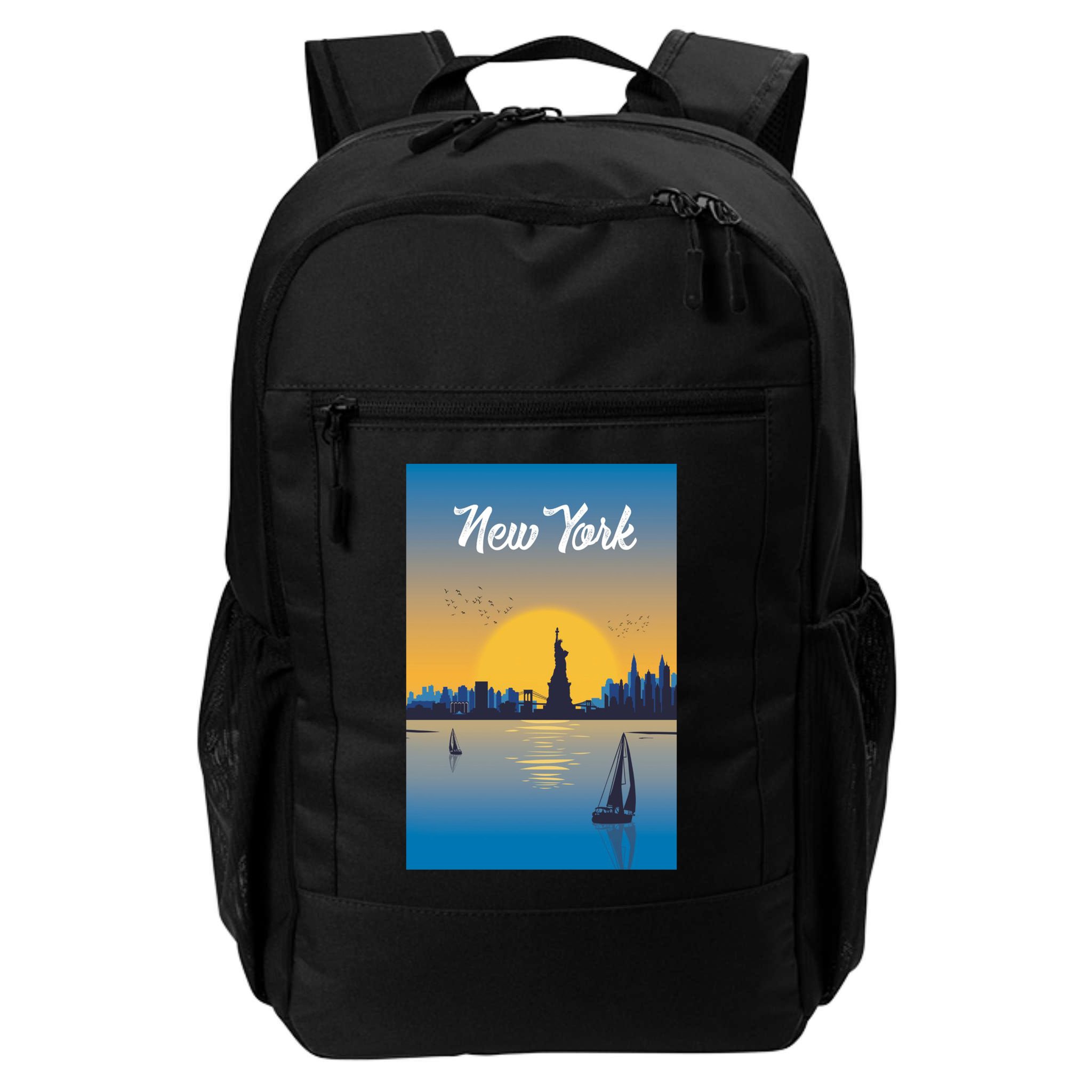New York Travel Poster Backpack