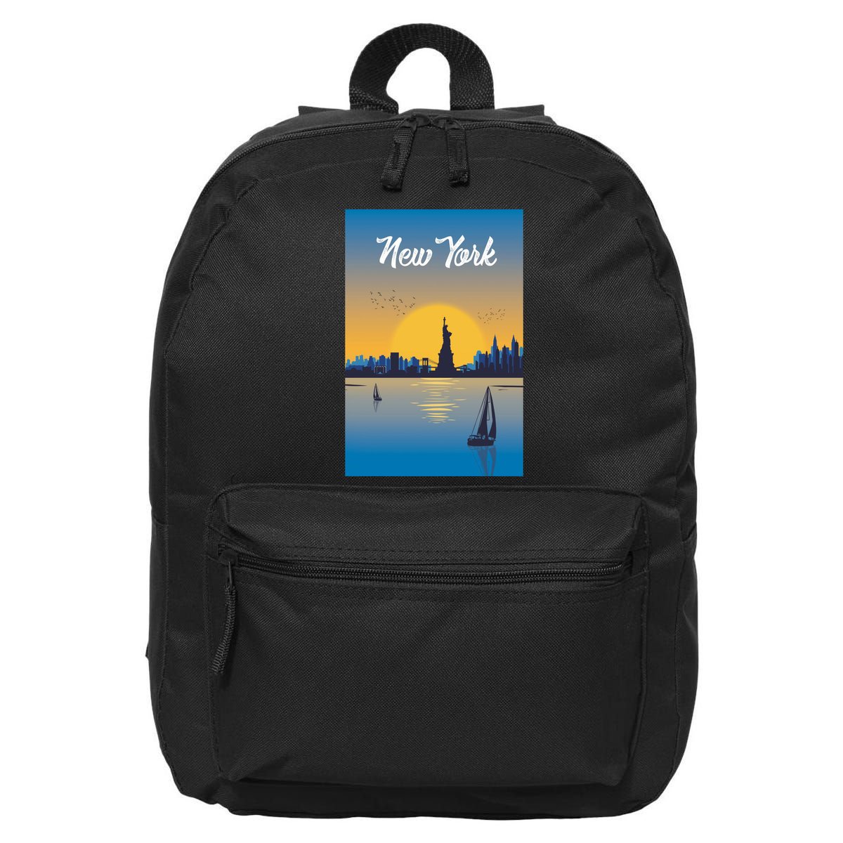 New York Travel Poster 16 in Basic Backpack
