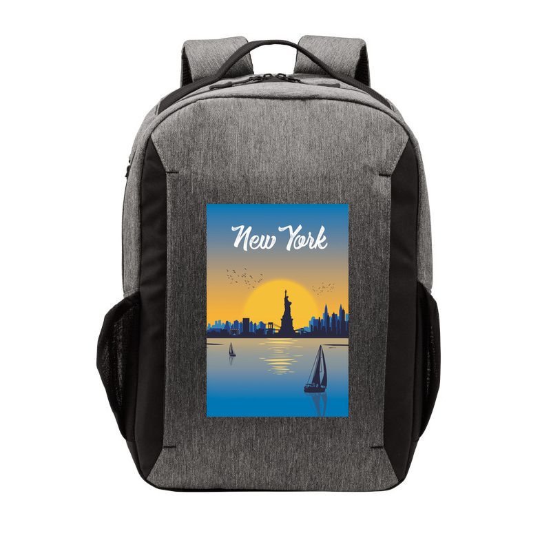 New York Travel Poster Vector Backpack