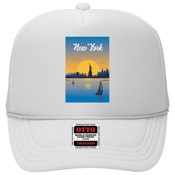 New York Travel Poster Trucker Hat