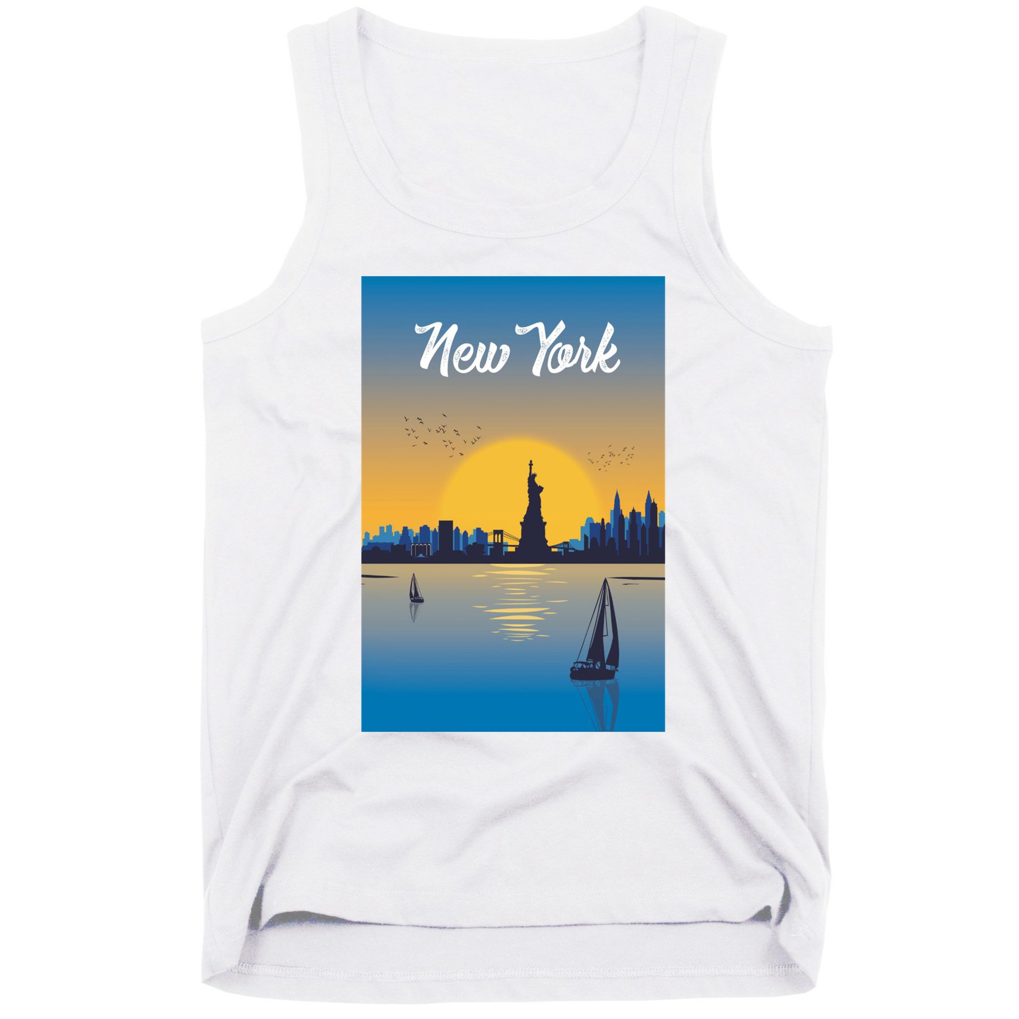New York Travel Poster Tank Top