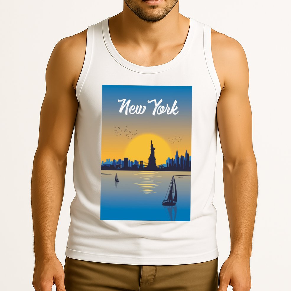 New York Travel Poster Tank Top