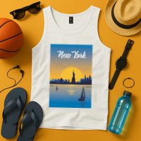 New York Travel Poster Tank Top