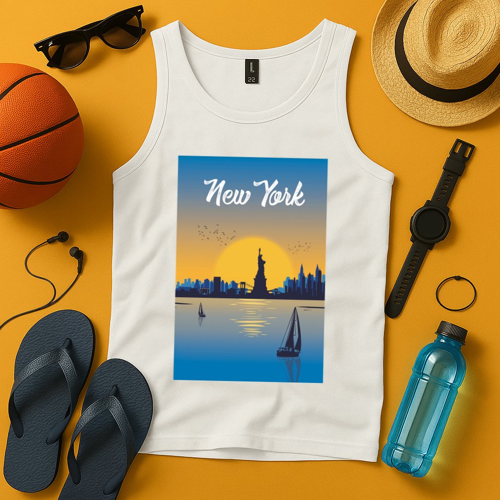 New York Travel Poster Tank Top