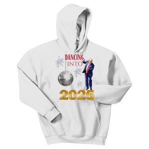 New Year Trump Dancing 2025 Maga Funny Party Countdown Kids Hoodie