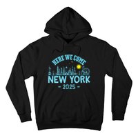 New York Trip 2025 Here We Come Matching Family Vacation Hoodie