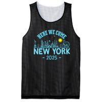 New York Trip 2025 Here We Come Matching Family Vacation Mesh Reversible Basketball Jersey Tank