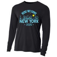 New York Trip 2025 Here We Come Matching Family Vacation Cooling Performance Long Sleeve Crew