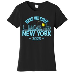 New York Trip 2025 Here We Come Matching Family Vacation Women's T-Shirt