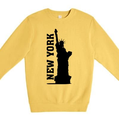 New York Usa Statue Of Liberty Premium Crewneck Sweatshirt