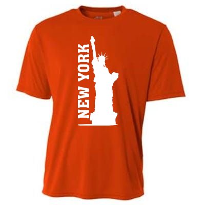 New York Usa Statue Of Liberty Cooling Performance Crew T-Shirt