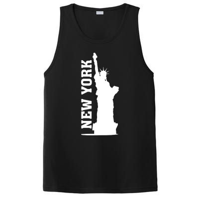 New York Usa Statue Of Liberty PosiCharge Competitor Tank