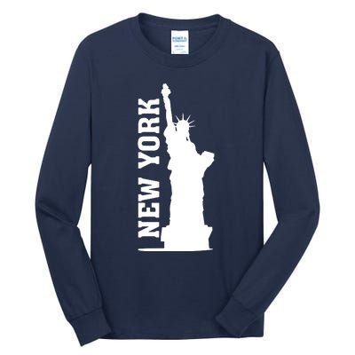 New York Usa Statue Of Liberty Tall Long Sleeve T-Shirt