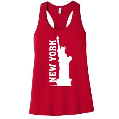 New York Usa Statue Of Liberty Women's Racerback Tank