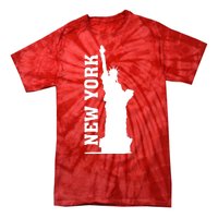 New York Usa Statue Of Liberty Tie-Dye T-Shirt