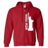 New York Usa Statue Of Liberty Full Zip Hoodie