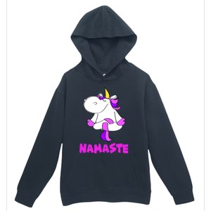 Namaste Yoga Unicorn Funny Magic Namaste Lovers Meaningful Gift Urban Pullover Hoodie