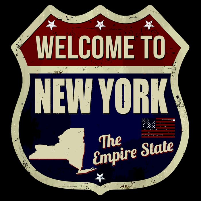 New York Vintage Metal Road Sign Logo Toddler T-Shirt