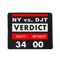 New York Versus Donald Trump Guilty 34 Counts Mousepad